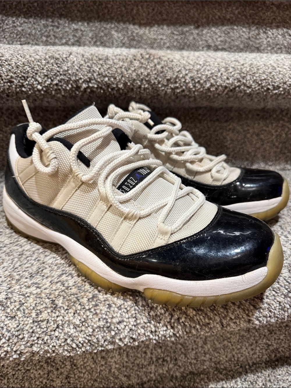 Air Jordan 11 Retro Low “Concord” White Black Sneakers